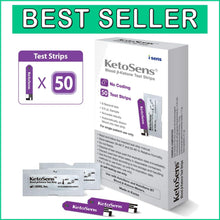 Load image into Gallery viewer, Precision Blood Ketone Test Strips (50 Pieces) - Perfect for Keto Enthusiasts