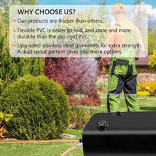 Load image into Gallery viewer, Lightweight Collapsible Water Tank with 3/4 Outlet Valve - Easy to Use &amp; Store
