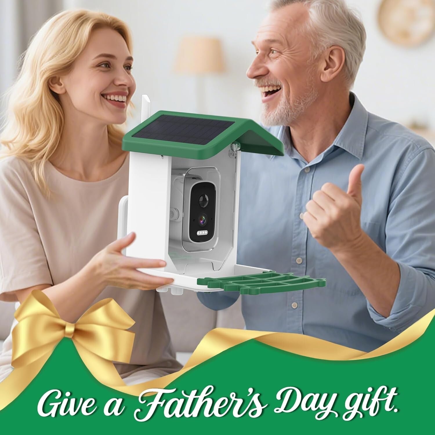 Weatherproof Bird Feeder Camera with Live View – Instant Notifications & Sharing