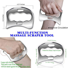 Load image into Gallery viewer, Versatile Stainless Steel Muscle Scraper Kit for Soreness &amp; Tension Relief