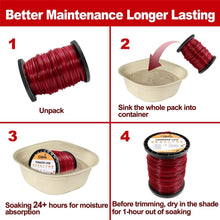 Load image into Gallery viewer, Round 515 Ft Trimmer Line with Bonus Cutter - Universal Fit for Major Brands
