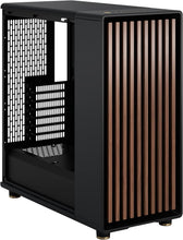 Load image into Gallery viewer, Stylish North Charcoal Black Tempered Glass Case - Customizable &amp; Efficient