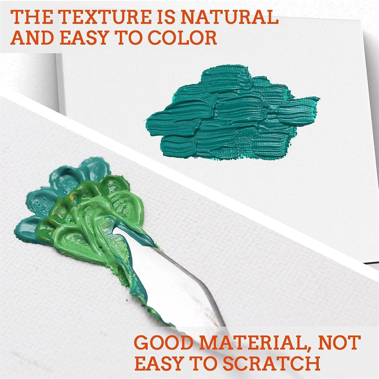 Diverse 24 Canvas Set with Round and Rectangle Shapes - Ideal for Creators