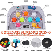 Load image into Gallery viewer, Safe and Sturdy Whack Mole Game with Sound &amp; Light - Ideal for Young Children