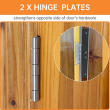 Load image into Gallery viewer, Corrosion-Proof Door Jamb Reinforcement Kit with Sturdy Latch &amp; Hinge Shields