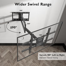 Load image into Gallery viewer, Extra Long Extendable TV Wall Mount for 32-75” TVs - Full Motion Flexibility