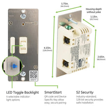 Load image into Gallery viewer, Smart Z-Wave Switch for Home Automation - Alexa &amp; Google Compatible, 3-Way