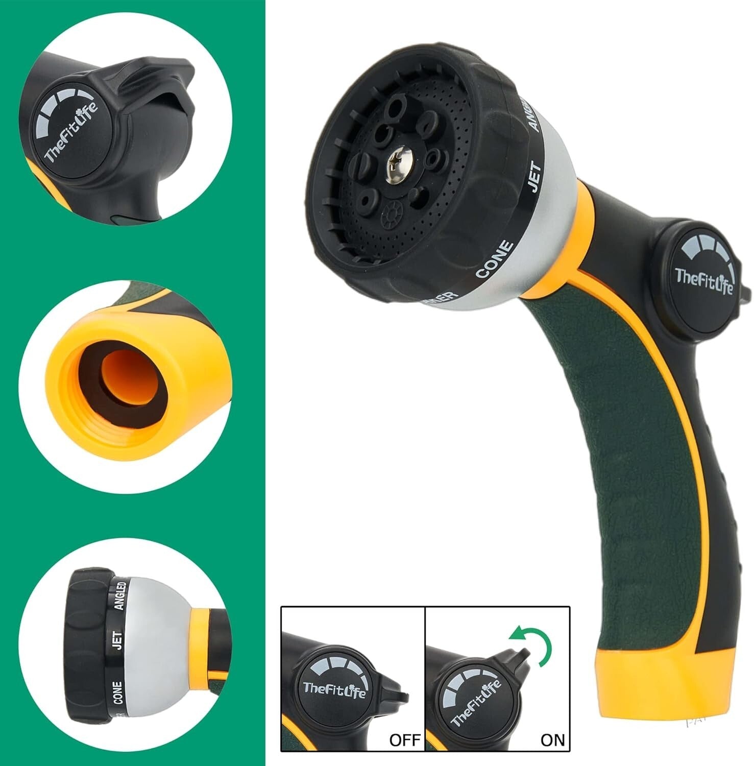 75FT Flexible Stainless Steel Garden Hose - Leak-Resistant & Durable Design