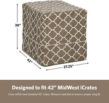 Load image into Gallery viewer, Versatile 42-Inch Dog Crate Cover with Flaps – Perfect for Anxious Dogs