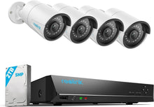 Load image into Gallery viewer, Full HD 5MP Outdoor Security System - 4 Wired Cameras, 2TB Storage &amp; Easy Setup