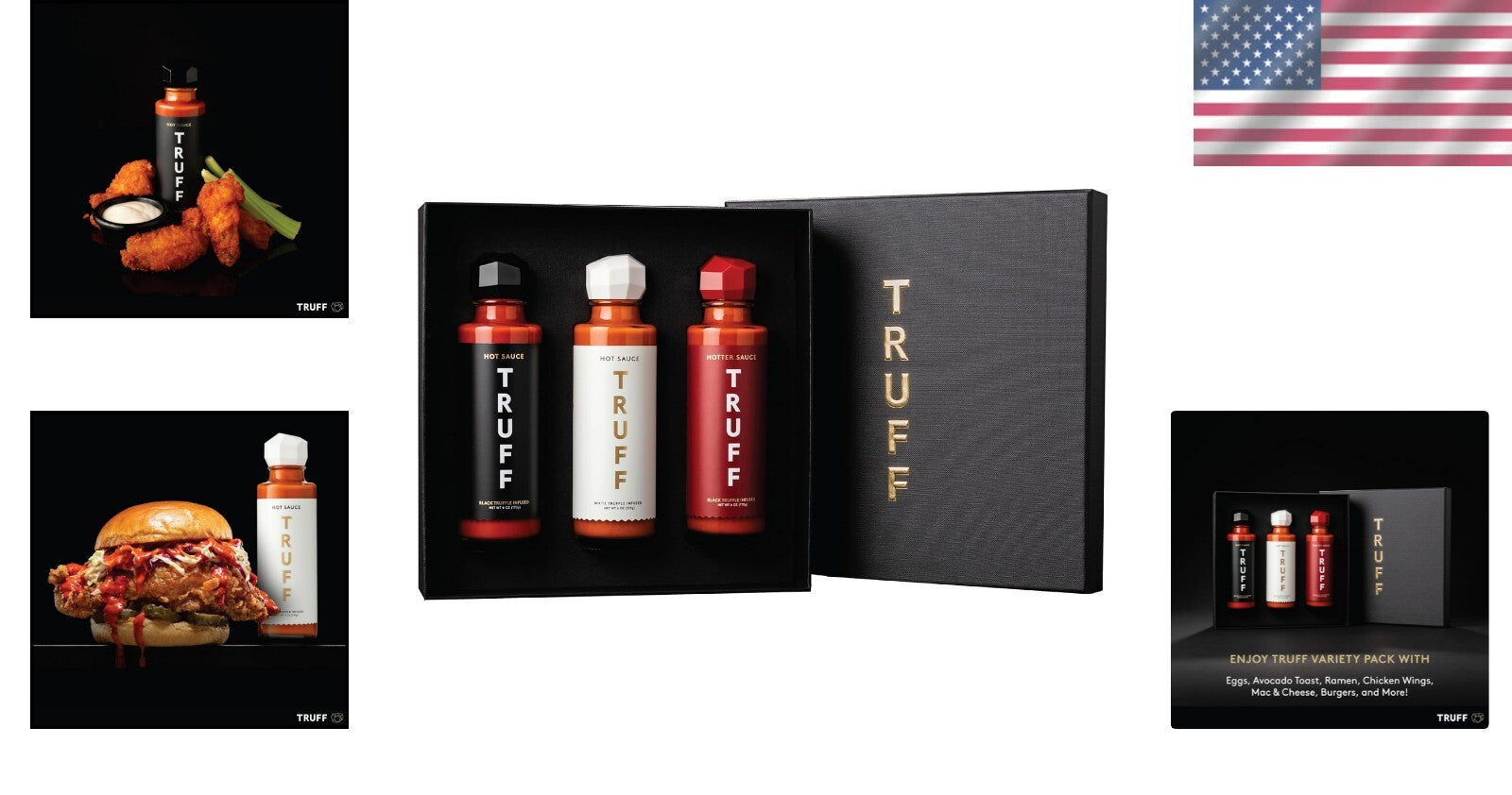 Exquisite 3-Bottle Gourmet Hot Sauce Set - Unique Flavors and Elegant Design