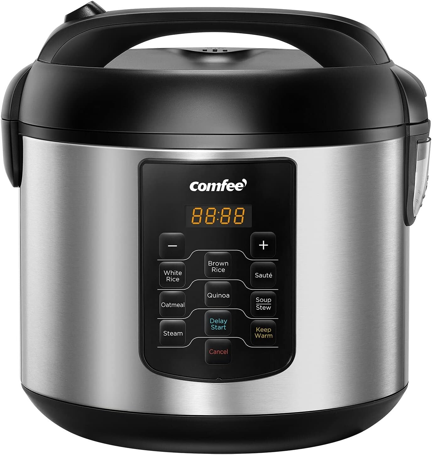 Programmable Rice Cooker with 8 One-Touch Settings - 20 Cup Cooked Capacity