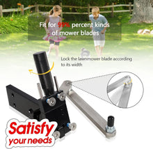 Load image into Gallery viewer, Precision Lawn Mower Blade Sharpener - 15°-45° Angle Adjustment, Stainless Steel