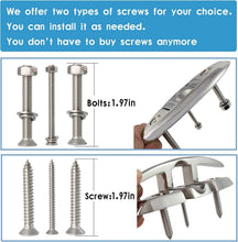 Load image into Gallery viewer, Durable 316 Stainless Steel Boat Cleats - Folding Design, Easy Installation