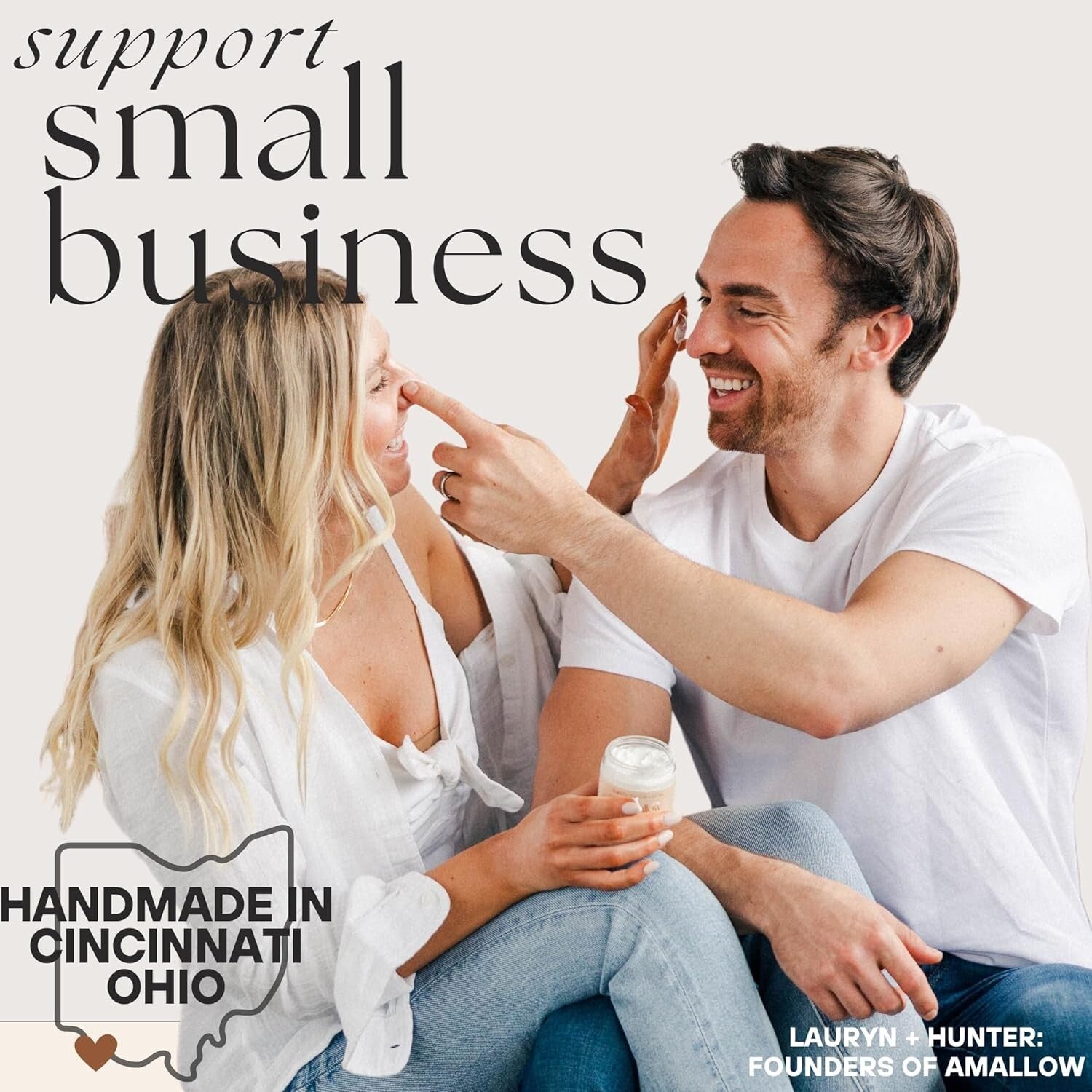 100% Grass-Fed Beef Tallow Moisturizer - Nourishing Skin Lotion, 4 FL. oz.