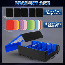 Load image into Gallery viewer, Multi-Functional Trading Card Storage Case with Removable Lid &amp; Magnetic Closure