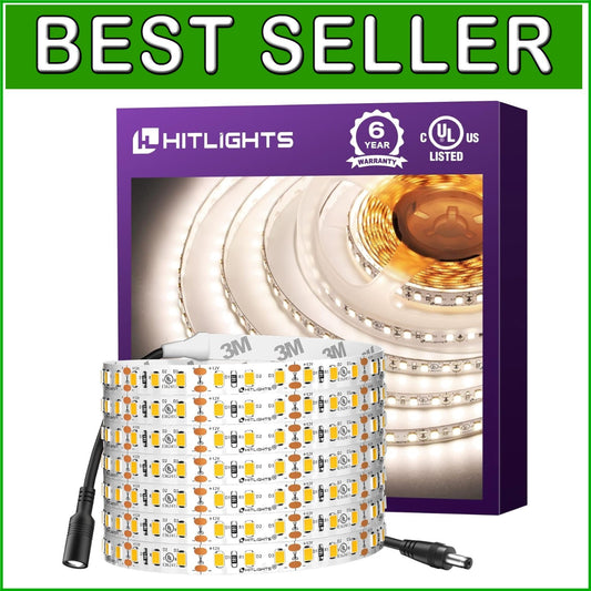 16.4ft Energy Efficient LED Tape Light, Dimmable 4000K - Ideal for Any Room