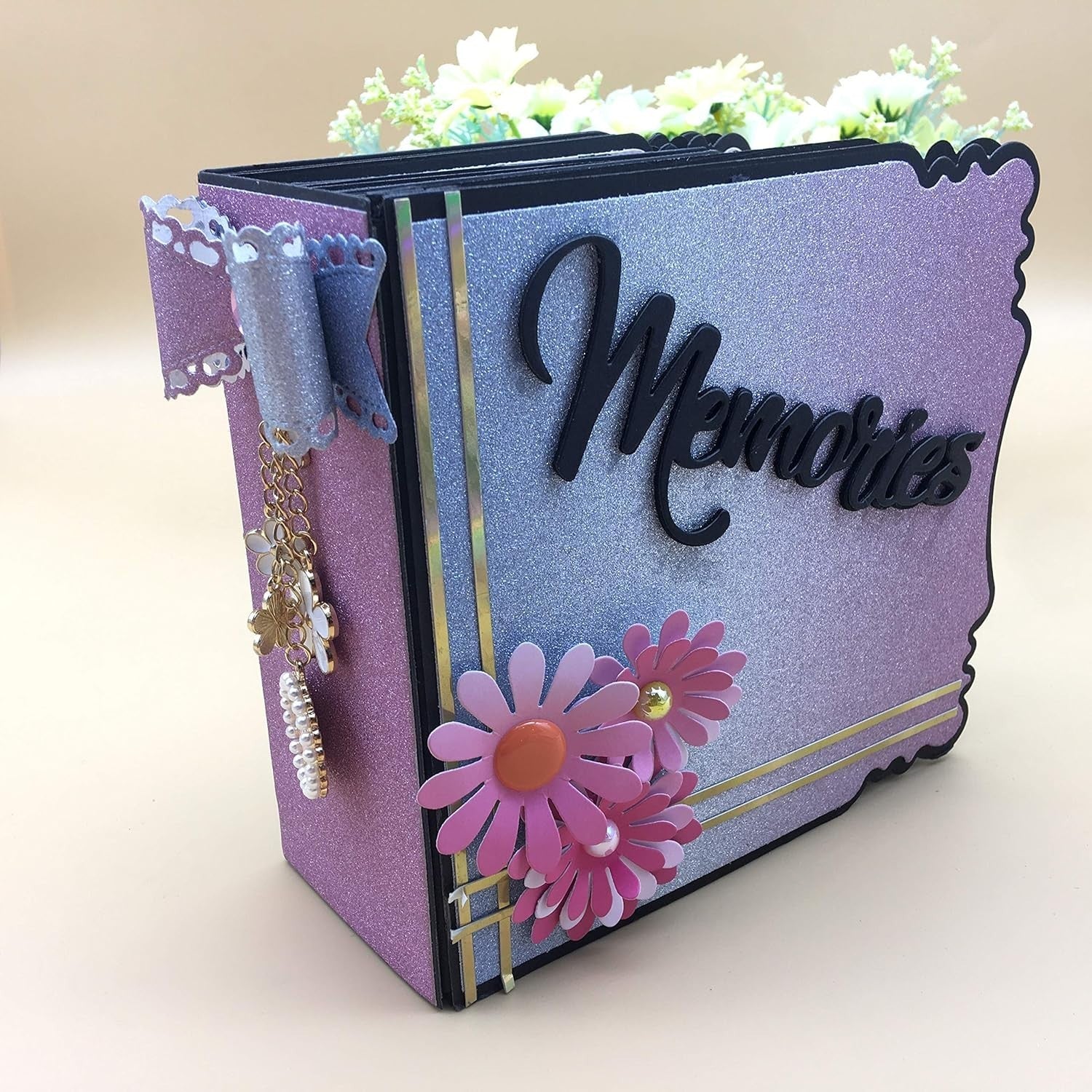 Art Deco Mini Album Die-Cuts 15x15CM - Perfect for Scrapbooking & DIY Cards