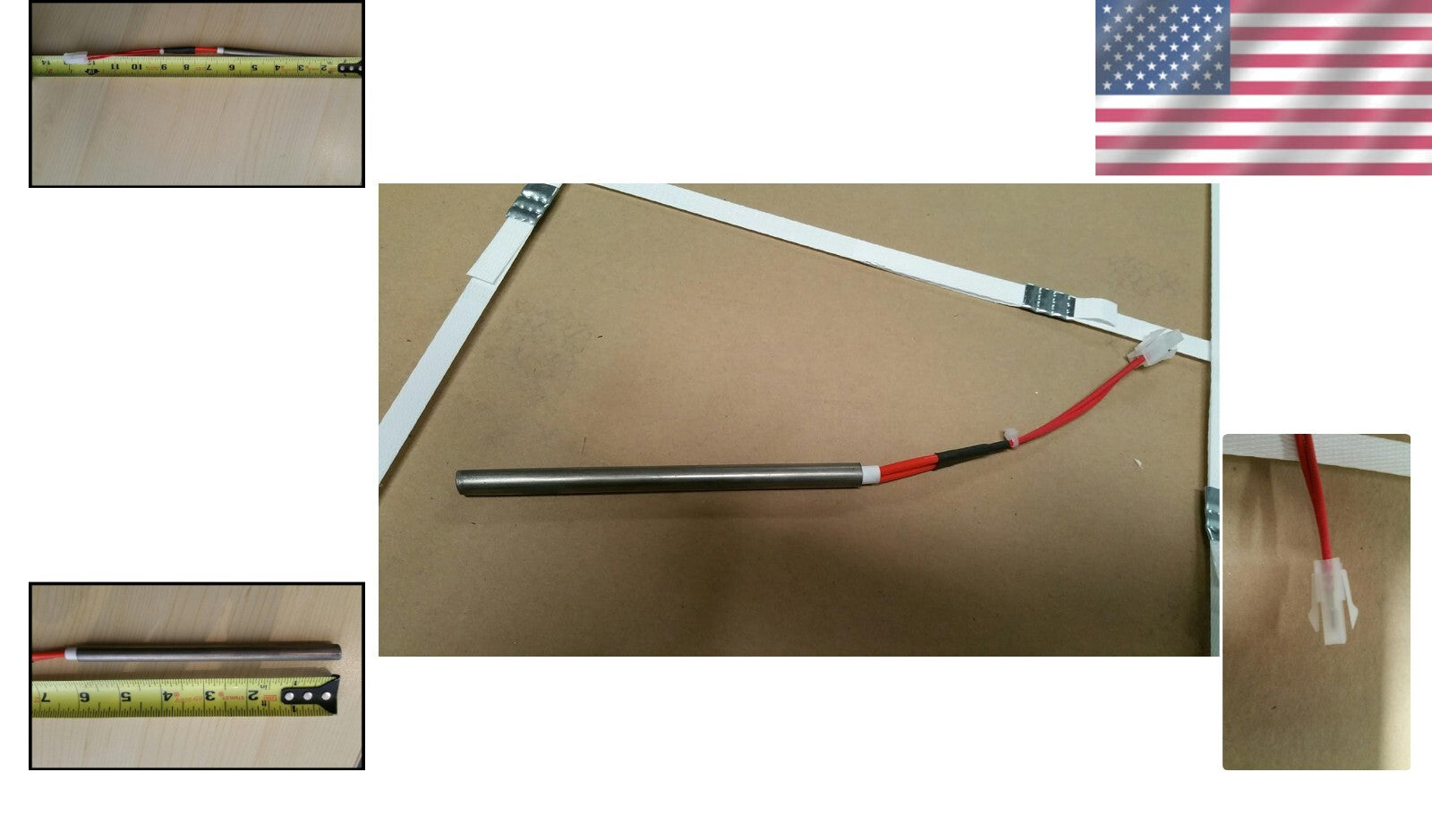 Castle Pellet Stove Igniter - Universal Fit, 6-Inch, Easy Plug-In Installation