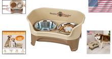 Load image into Gallery viewer, Dishwasher Safe Elevated Dog Feeder with Slow Feed Bowl and Spill Proof Design