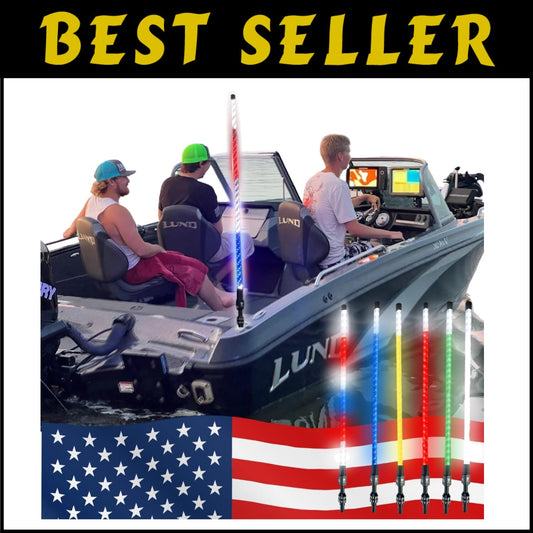 4ft Waterproof LED Boat Lights with Remote Control - Perfect for Holiday Fun