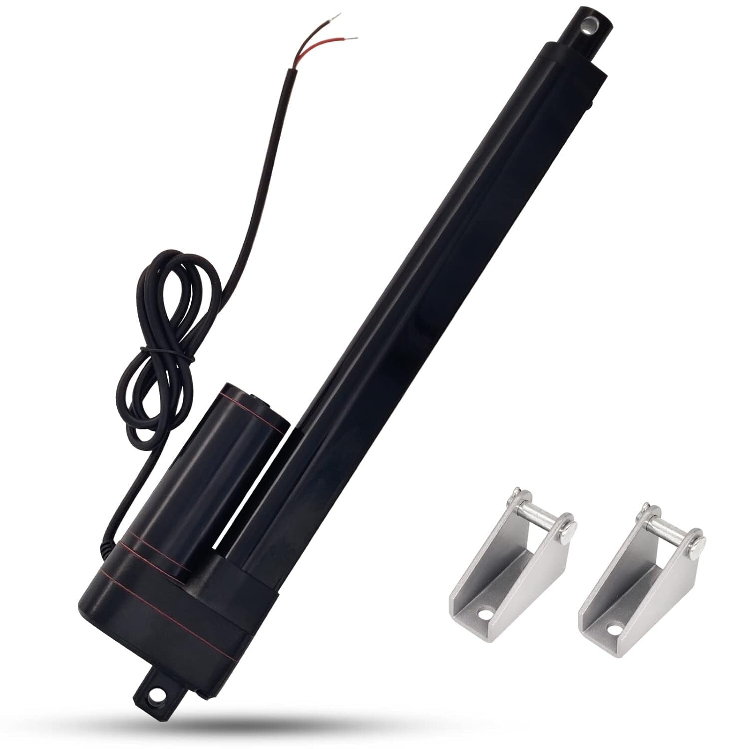 10" Stroke Heavy Duty Linear Actuator 12V with Mounting Brackets – IP65 Rated