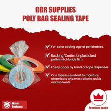 Load image into Gallery viewer, Hand-Tearable Red Sealing Tape - 3/8 in. x 180 yds, Pack of 10 for Easy Use