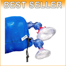 Load image into Gallery viewer, Portable CPR Training Bundle: Adult, Child, &amp; Infant Masks with Reservoir Bag