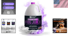 Load image into Gallery viewer, Water-Based Fog Fluid - 1 Gallon Extra Dense for Stunning White Fog Effects