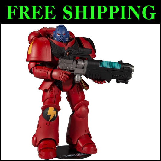 Collectible Blood Angels Hellblaster Action Figure - 7" Ultra Articulated Model