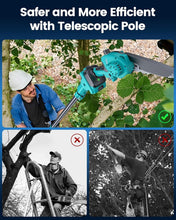 Load image into Gallery viewer, Lightweight 2-in-1 Cordless Chainsaw with Extendable Pole - Ideal for Trimming