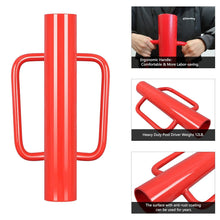 Load image into Gallery viewer, Durable 18LB T-Post Driver for Wood, Metal &amp; U-Posts - 24 inch Precision Tool