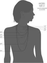 Load image into Gallery viewer, Versatile 14k Gold Rope Chain Necklace in 14-30 Inch Lengths - Stylish for Women