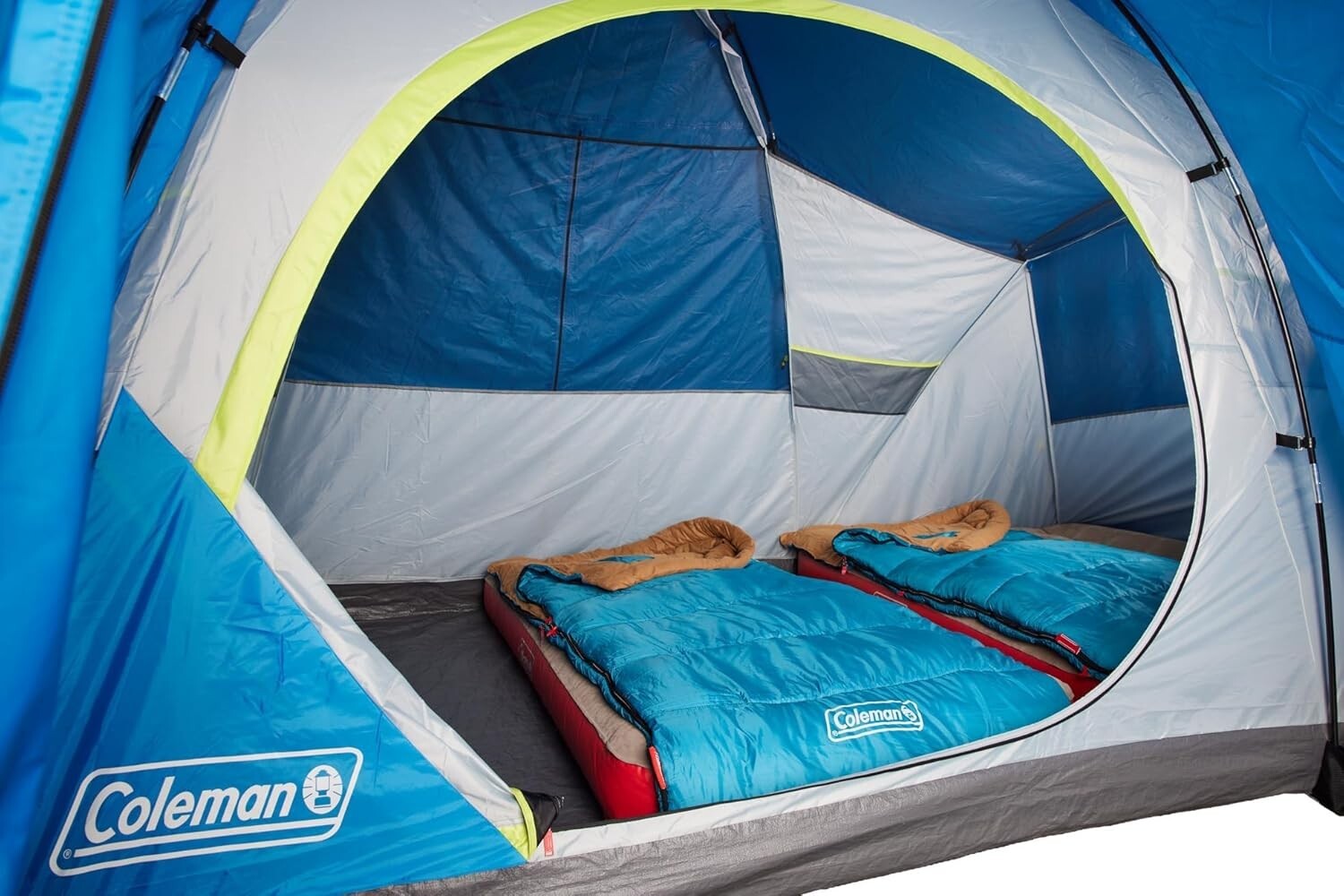 Adult Rectangular Sleeping Bag with No-Snag Zipper – Ideal for Camping Trips