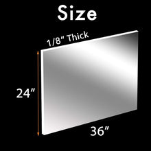 Load image into Gallery viewer, Durable 1/8-Inch Clear Acrylic Sheets - 2 Pack for Custom Projects &amp; Signs