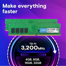 Load image into Gallery viewer, 64GB Desktop Memory Upgrade - 3200MHz Speed, Downclockable for Versatility