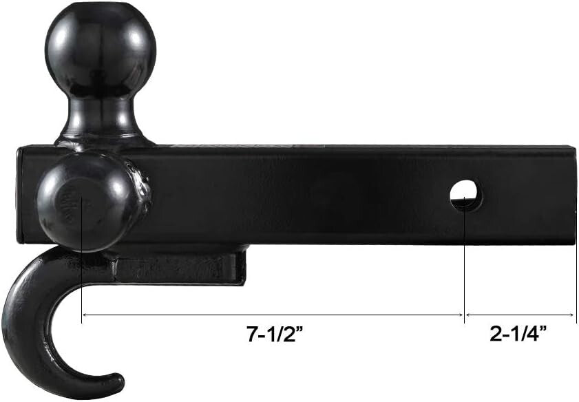 Class 3/4 Trailer Hitch with 2-Inch Ball & Hook - Versatile Towing Solution