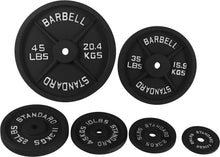Load image into Gallery viewer, Durable Cast Iron Weight Plates - Olympic Standard, Multiple Sizes for Training