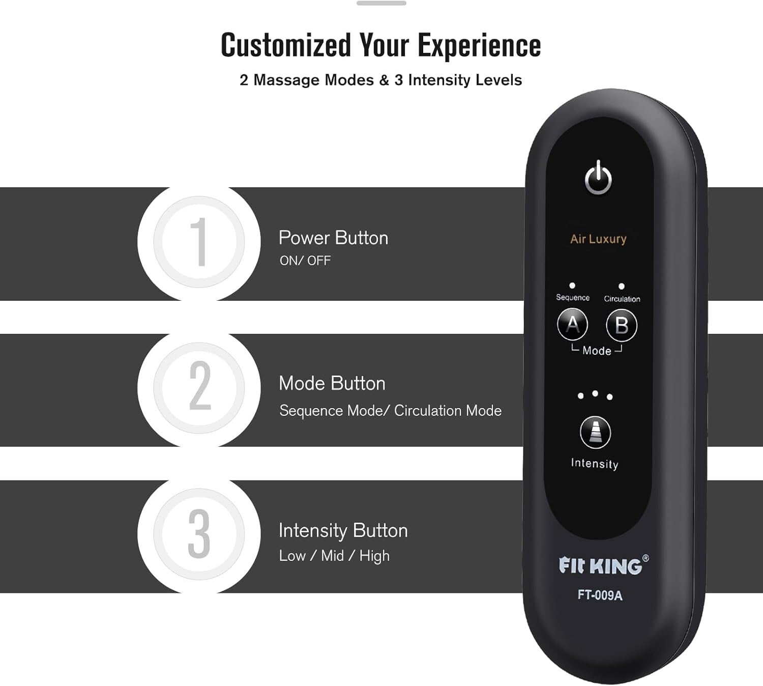 Portable Corded Electric Leg & Foot Massager – Foldable & Adjustable Design