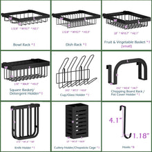 Load image into Gallery viewer, Premium Stainless Steel Dish Rack with Adjustable 2-Tier Design for Kitchen Use