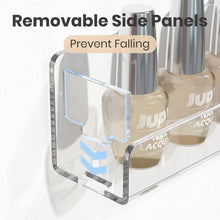 Load image into Gallery viewer, Removable Anti-Slip 6-Tier Nail Polish Wall Shelf - Holds 150 Bottles Securely