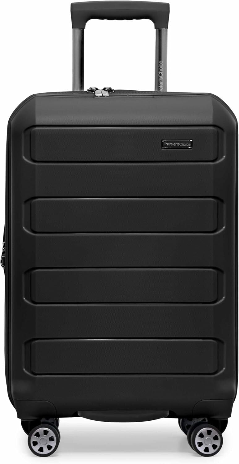 Pagosa Indestructible Hardshell 2-Piece Expandable Luggage Set with USB Ports