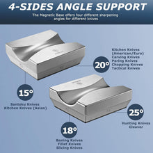 Load image into Gallery viewer, Premium Rolling Knife Sharpener with 4 Grinding Angles for Precision Edges