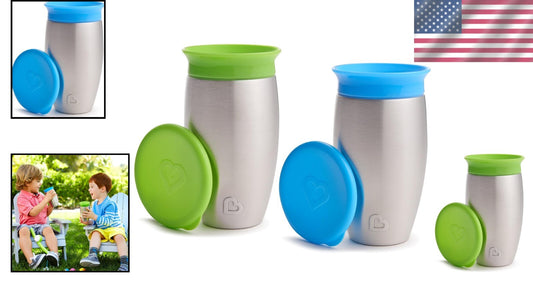 Blue/Green Miracle Insulated 360 Sippy Cup - Perfect for Active Toddlers