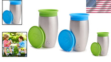 Load image into Gallery viewer, Blue/Green Miracle Insulated 360 Sippy Cup - Perfect for Active Toddlers