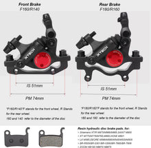 Load image into Gallery viewer, XTECH HB-100 Cable Pull Hydraulic Brakes - Lightweight Mountain Bike Calipers