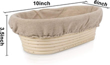 Load image into Gallery viewer, Premium Rattan Banneton Proofing Basket Set with Whisk, Scrapers &amp; Scoring Tool