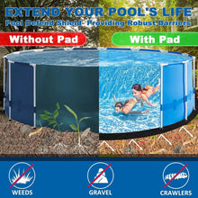 Load image into Gallery viewer, Double-Density Pool Liner Protection Mat – 24 Ft Round for Above Ground‍