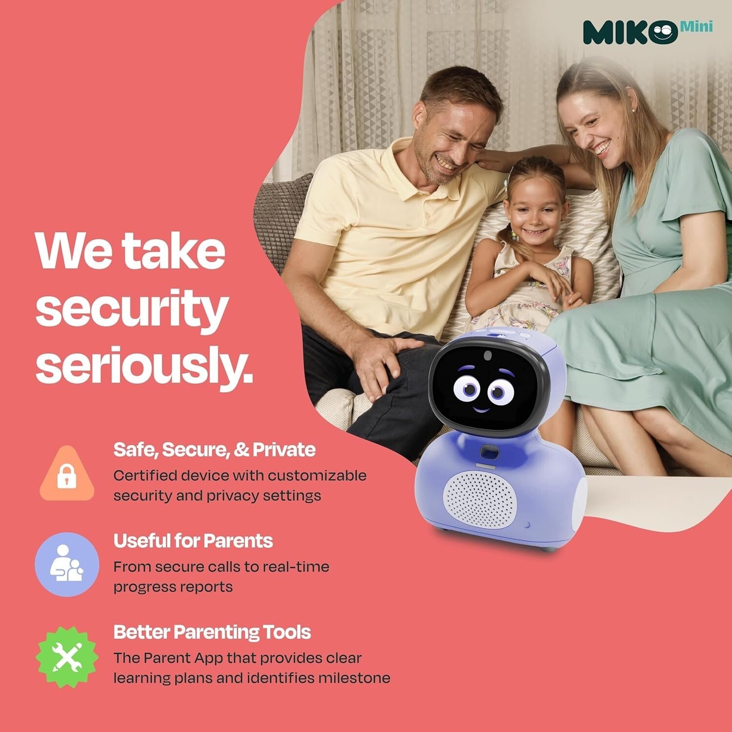 Explore STEAM Fun with Mini: The AI Robot for Kids + 30-Day Max Subscription