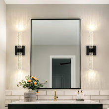 Load image into Gallery viewer, Elegant 18-Inch Dimmable Crystal LED Wall Sconce - 4000K Indoor Light Fixture